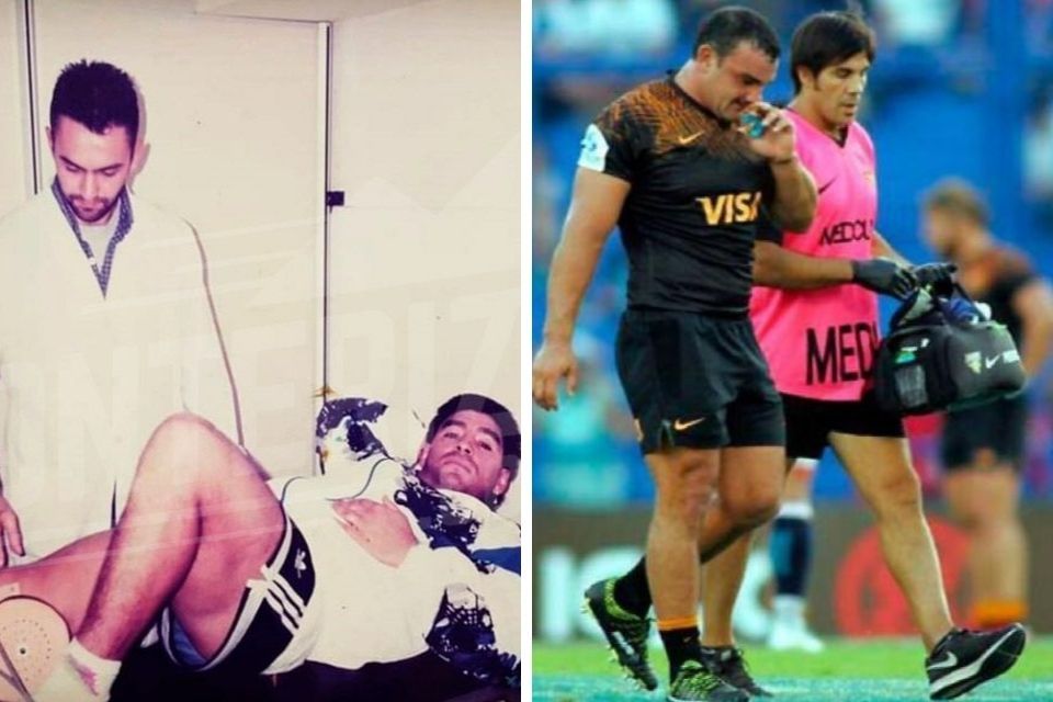 Nieto con Maradona, y López Alonso con Los Pumas.