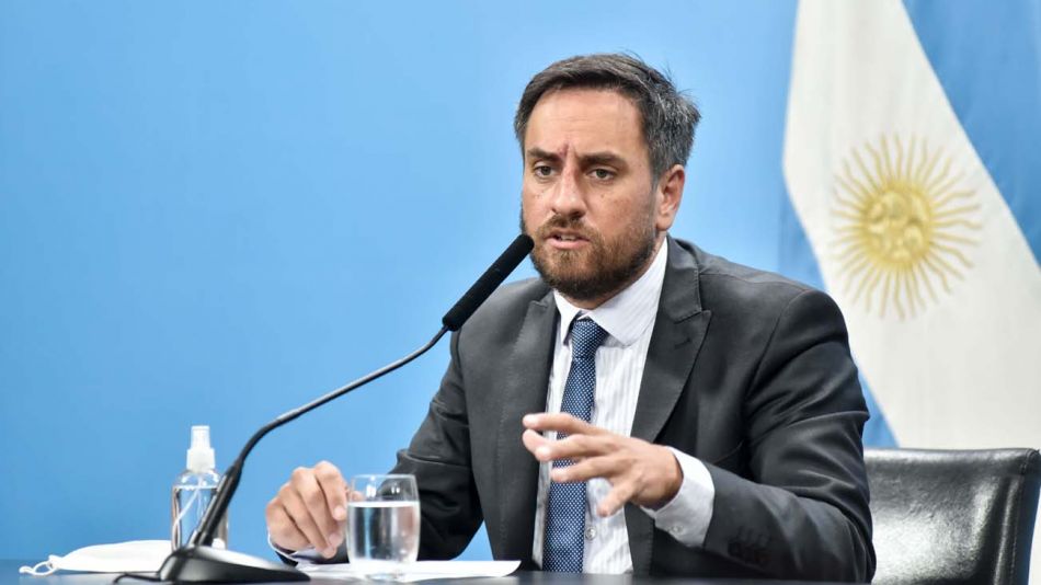 Juan Cabandié, ministro de Ambiente y Desarrollo Sostenible.
